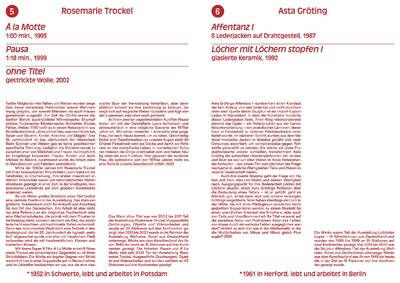Verstrickungen – Begleittexte 5