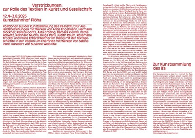 Verstrickungen – Begleittexte 2